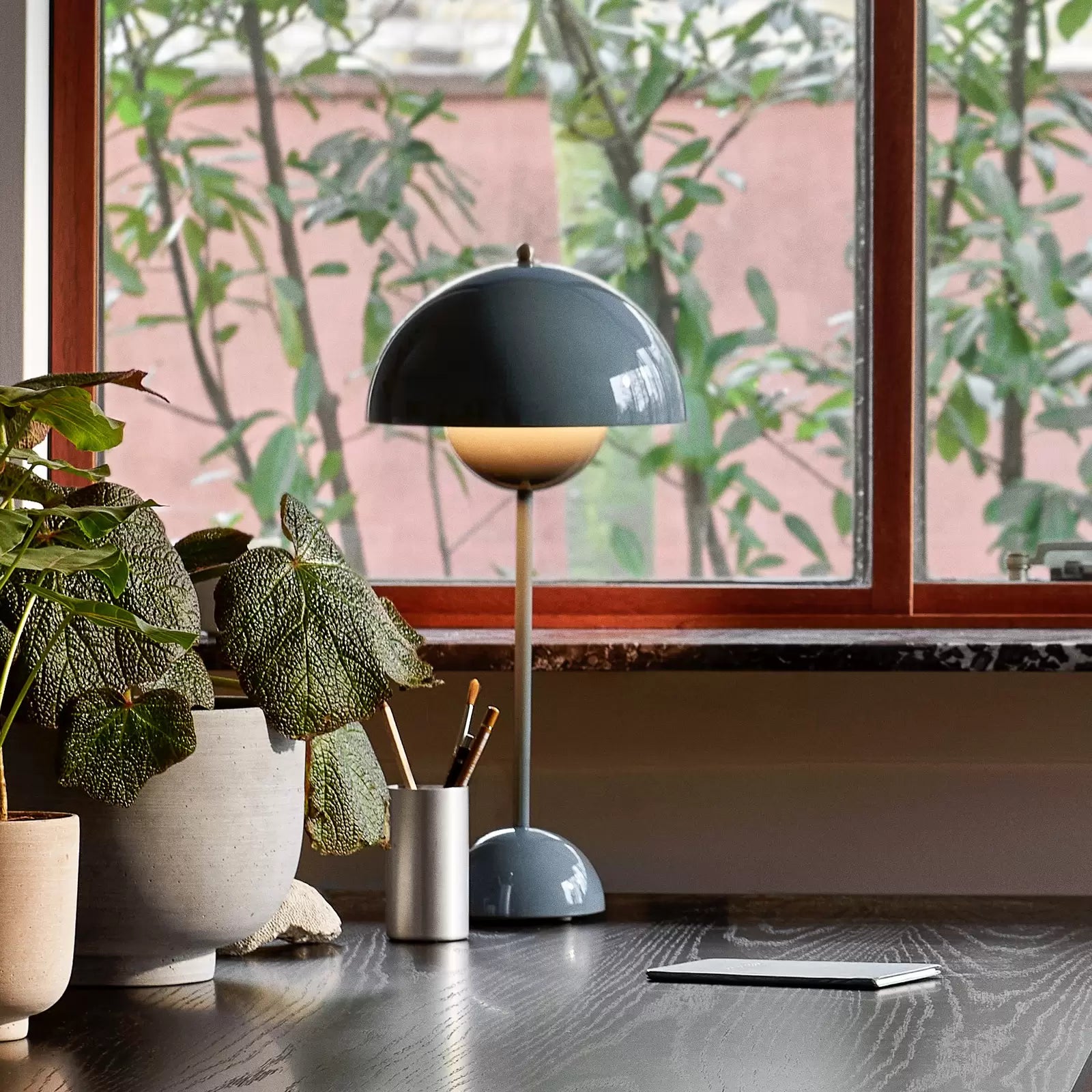 &Tradition Flowerpot VP3 Verner Panton 1968 - Stone Blue