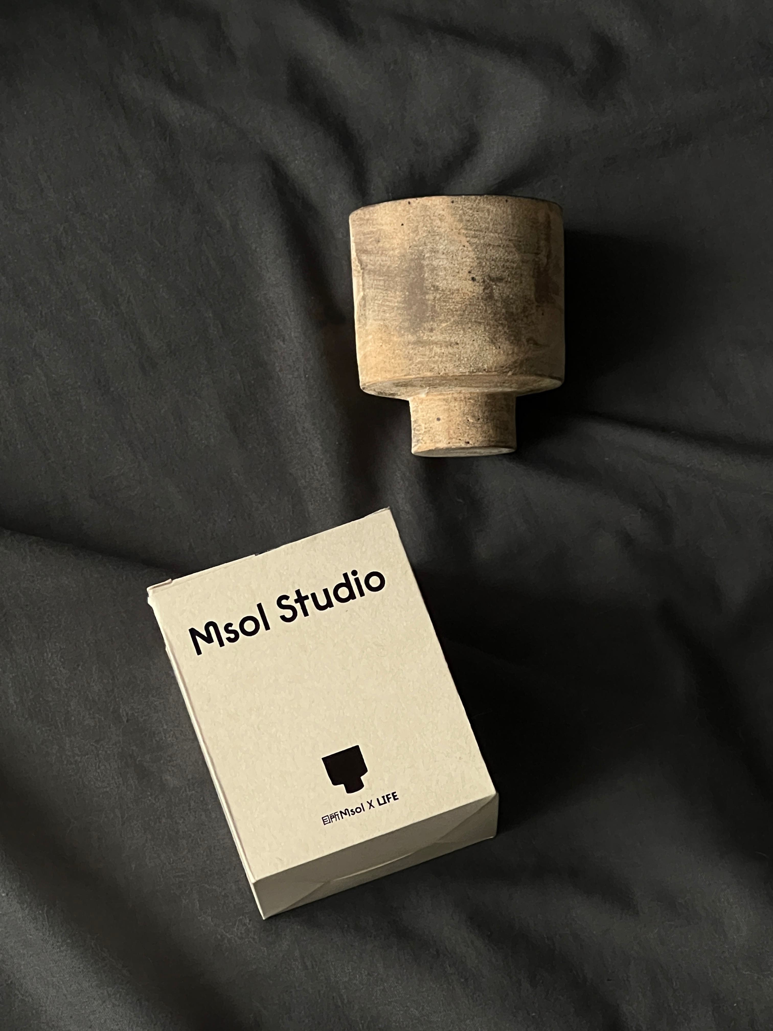 Stop Cup Candle - Black