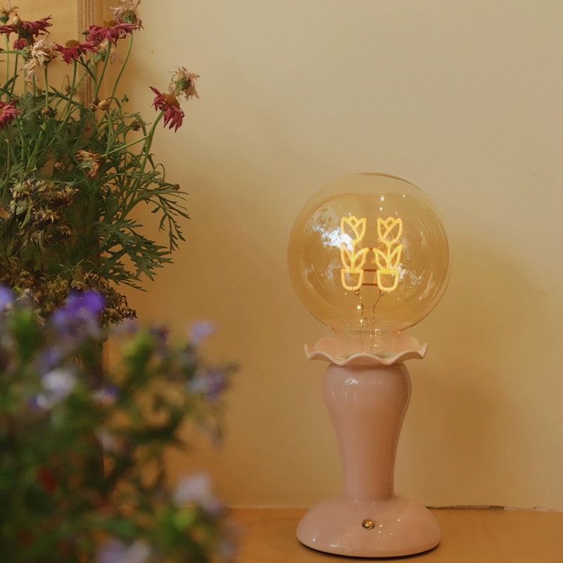 Everlasting Harmony Tulip Lamp - Pink
