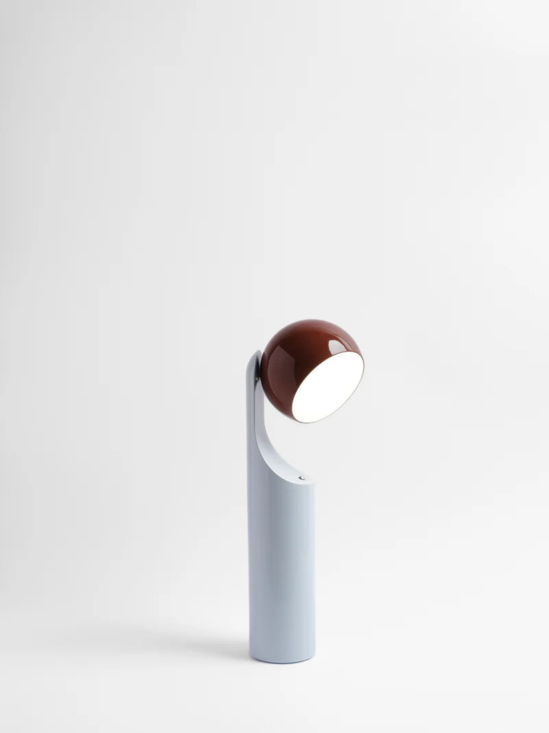 Mono Portable Reading Lamp - Rust/Sky