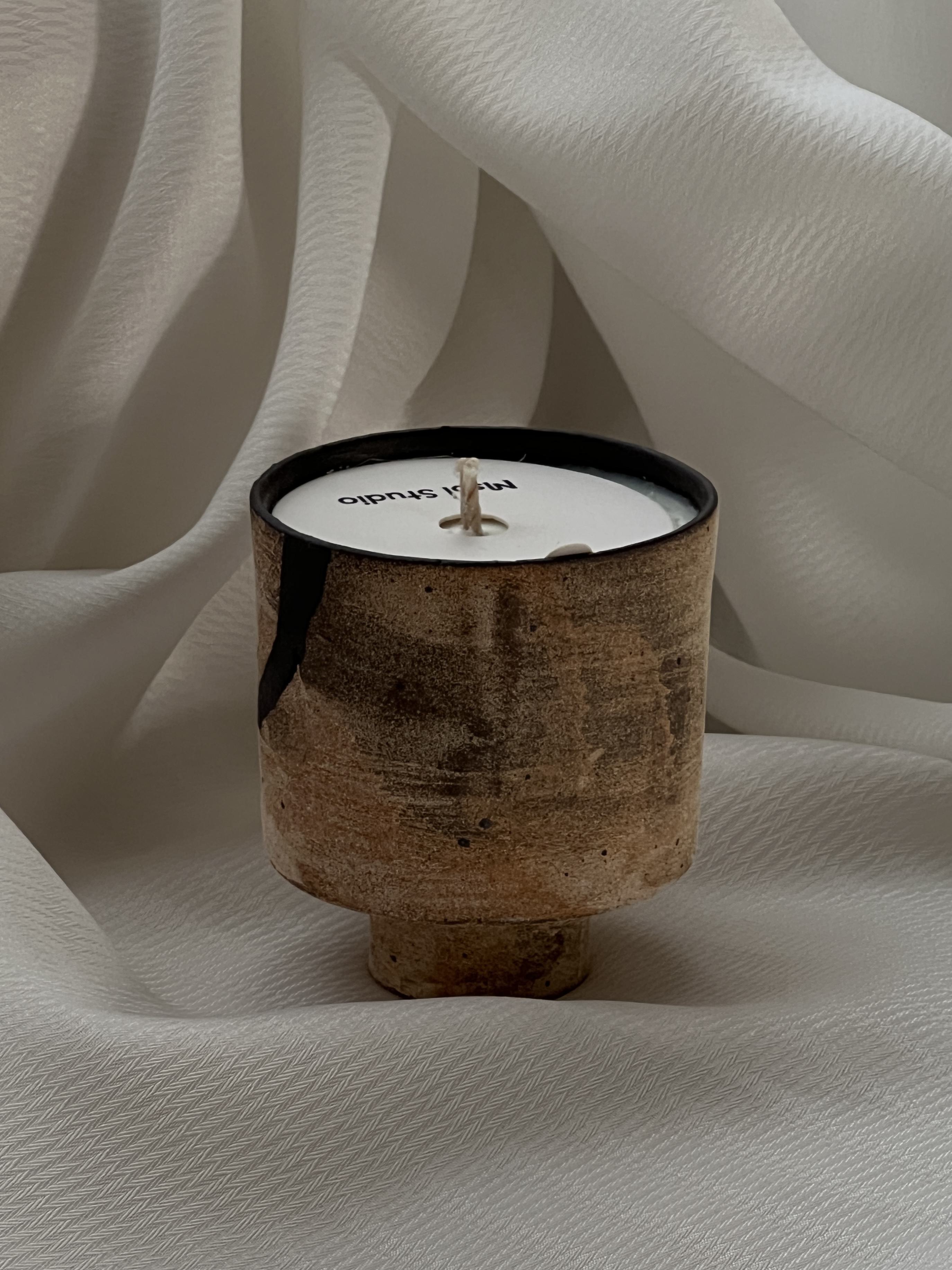 Stop Cup Candle - Brown